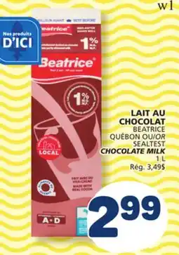 Marché Bonichoix BEATRICE SEALTEST CHOCOLATE MILK offer