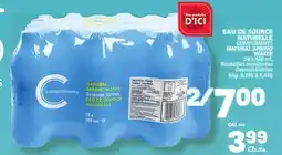 Marché Bonichoix COMPLIMENTS COMPLIMENTS NATURAL SPRING NATURAL SPRING WATER offer