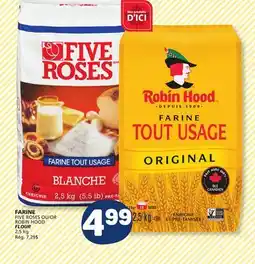 Marché Bonichoix FARINE FIVE ROSES OR ROBIN HOOD FLOUR offer