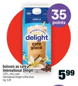 Super C boisson au café International Delight | International Delight coffee drink offer