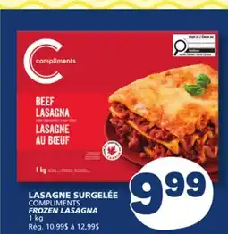 Marché Bonichoix COMPLIMENTS FROZEN LASAGNA offer