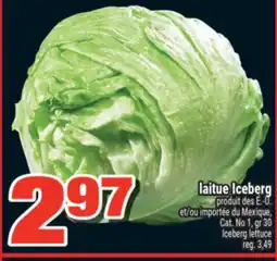Super C Laitue Iceberg | Iceberg lettuce offer