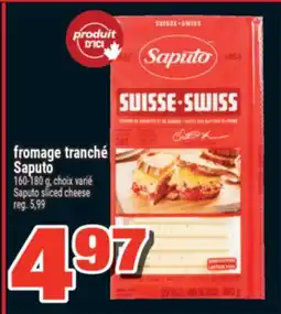 Super C fromage tranché Saputo | Saputo sliced cheese offer