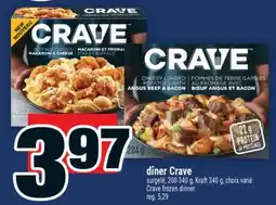 Super C dîner Crave | Crave frozen dinner offer