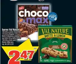 Super C BARRES VAL NATURE | NATURE VALLEY BARS offer
