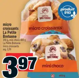 Super C micro croissants La Petite Bretonne | La Petite Bretonne micro croissants offer