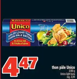 Super C thon pâle Unico | Unico light tuna offer