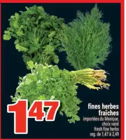 Super C fines herbes fraîches | fresh fine herbs offer