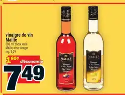 Super C Vinaigre de vin Maille | Maille wine vinegar offer
