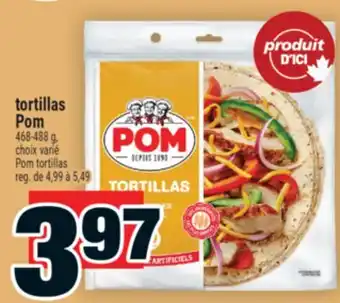 Super C tortillas Pom | Pom tortillas offer