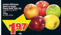 Super C pommes délicieuses jaunes ou rouges, Granny Smith, Gala, Fuji offer