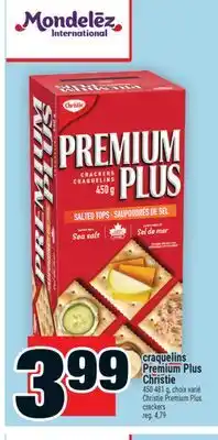 Super C craquelins Premium Plus Christie | Christie Premium Plus crackers offer