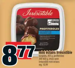 Super C mini éclairs Irrésistible | Irrésistible mini éclairs offer