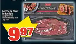 Super C bavette de boeuf Irrésistible | Irrésistible beef flap meat offer