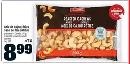Super C noix de cajou rôties sans sel Irrésistible | Irrésistible unsalted roasted cashews offer