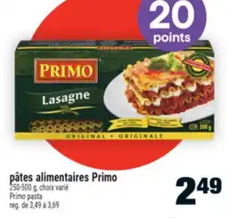 Super C pâtes alimentaires Primo | Primo pasta offer