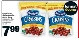 Super C canneberges sèches Craisins Ocean Spray | Ocean Spray Craisins dried cranberries offer