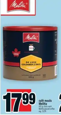 Super C café moulu Melitta | Melitta ground coffee offer