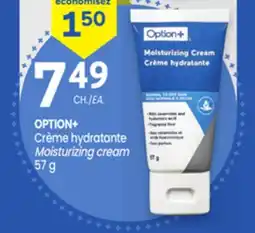 Uniprix OPTION+ Crème hydratante / Moisturizing cream offer