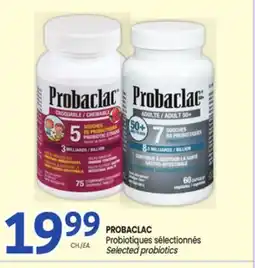 Uniprix PROBACLAC Probiotiques sélectionnés /Selected probiotics offer