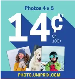 Uniprix Photos 4 x 6 offer