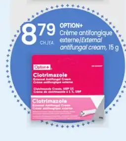 Uniprix OPTION+ Crème antifongique externe/External antifungal cream offer