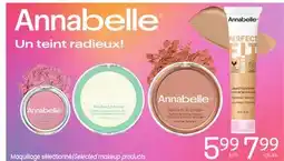 Uniprix ANNABELLE Maquillage sélectionné/Selected makeup products offer