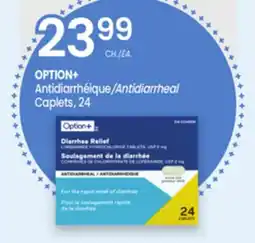Uniprix OPTION+ Antidiarrhéique/Antidiarrheal Caplets offer