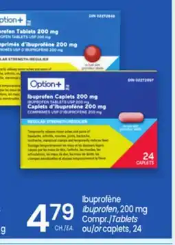 Uniprix OPTION+ Ibuprofène /Ibuprofen, 200 mg, Compr./Tablets ou/or caplets offer