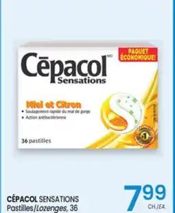 Uniprix CÉPACOL SENSATIONS Pastilles/Lozenges offer