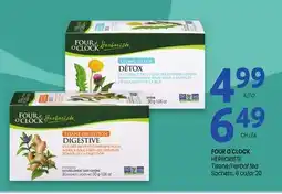 Uniprix FOUR O'CLOCK HERBORISTE Tisane/Herbal tea offer