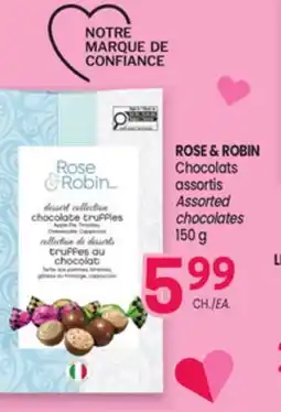 Uniprix ROSE & ROBIN Chocolats assortis/Assorted Chocolates offer