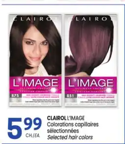 Uniprix CLAIROL L'IMAGE Colorations capillaires sélectionnées/ Selected hair colors offer