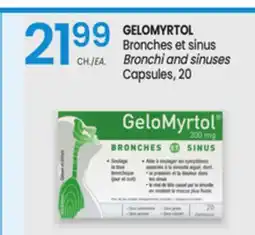 Uniprix GELOMYRTOL Bronches et sinus/Bronchi and sinuses Capsules offer