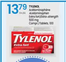 Uniprix TYLENOL Acétaminophène/Acetaminophen, Extra fort/Extra-strength, 500 mg offer
