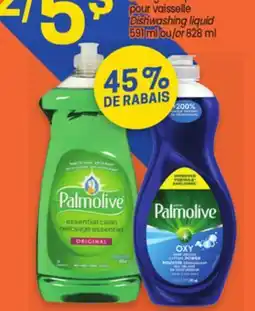 Uniprix PALMOLIVE Détergent liquide pour vaisselle/Dishwashing liquid offer