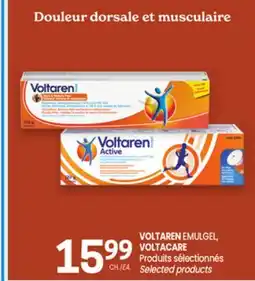 Uniprix VOLTAREN EMULGEL, VOLTACARE Produits sélectionnés/Selected products offer