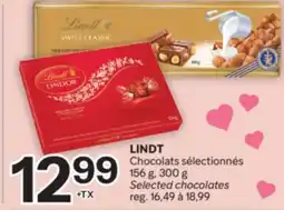 Brunet LINDT Chocolats sélectionnés offer