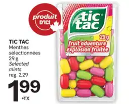 Brunet TIC TAC Menthes sélectionnées offer