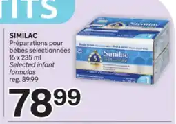 Brunet SIMILAC Préparations pour bébés sélectionnées offer