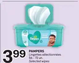 Brunet PAMPERS Lingettes sélectionnées offer