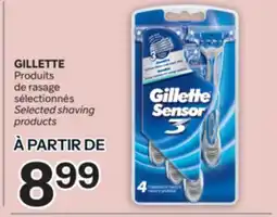 Brunet GILLETTE Produits de rasage sélectionnés offer