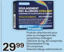 Brunet Personnelle Produits sélectionnés pour aider au soulagement des symptômes d'allergies Cétirizine offer