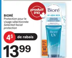 Brunet BIORÉ Protection pour le visage sélectionnée offer