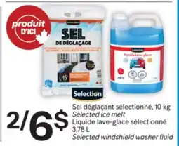Brunet Selection Sel déglaçant sélectionné windshield washer fluid offer