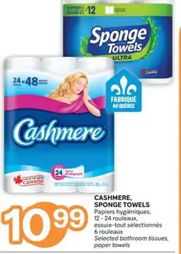 Brunet CASHMERE, SPONGE TOWELS Papiers hygiéniques, 12-24rouleaux, essuie-tout sélectionnés 6rouleaux offer