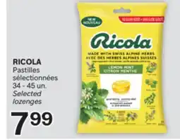 Brunet RICOLA Pastilles sélectionnées offer
