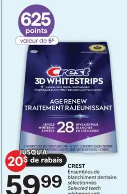 Brunet CREST Ensembles de blanchiment dentaire sélectionnés offer