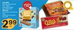 Brunet LECLERC Biscuits sélectionnés , CELLA'S Chocolats sélectionnés offer