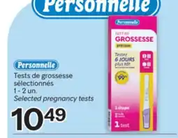 Brunet Personnelle Tests de grossesse sélectionnés offer